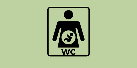 Femme enceinte WC